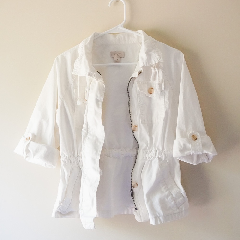LOFT convertible sleeve jacket